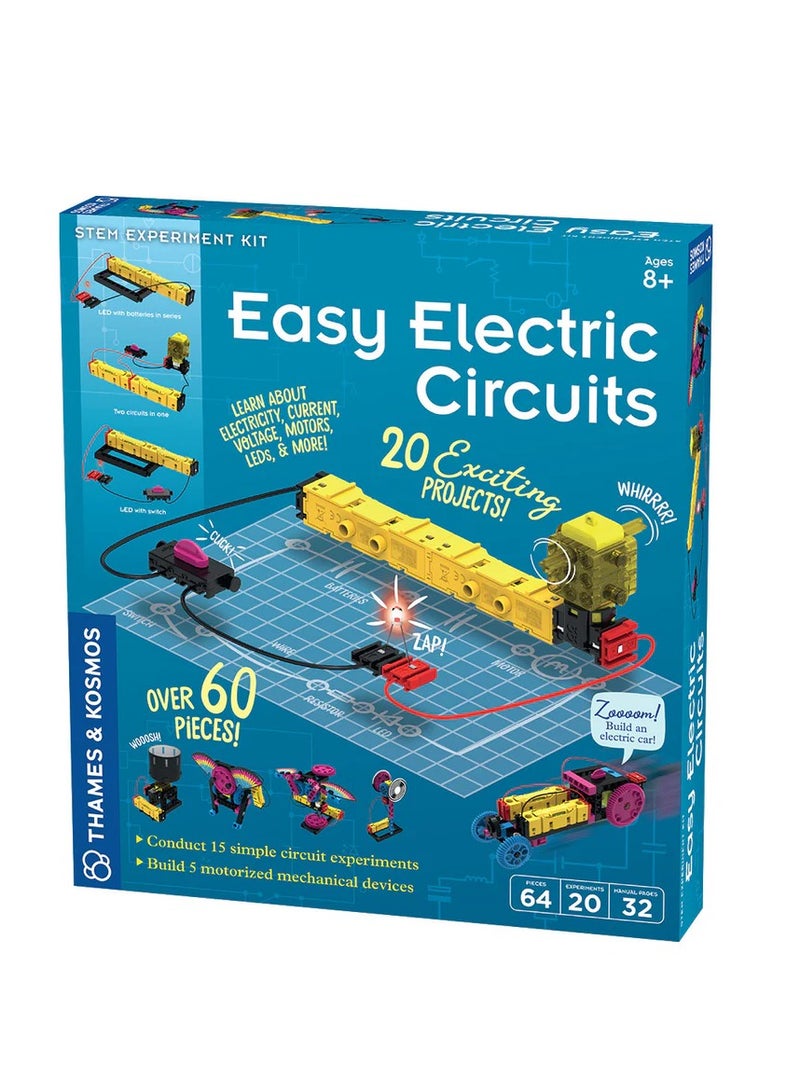 Thames & Kosmos Easy Electric Circuits Kit - STEM Educational Electronics Toy for Kids, Learn Basic Circuitry and Hands-On Educational Toy