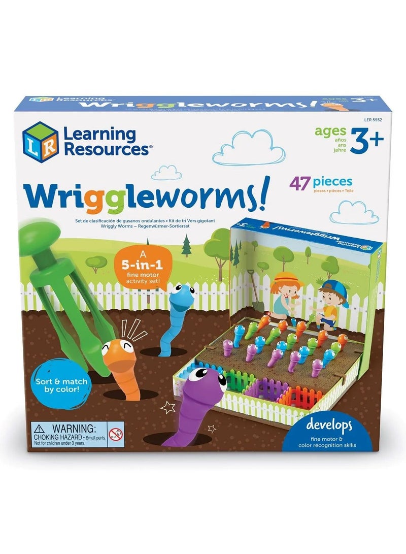 Wriggle worms Activity Set, Toddler Fine Motor Skills, Ages 3+