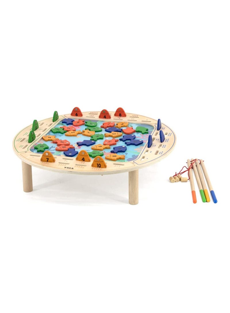 Wooden Pretend to Play Fishing Game for the Age of 2yrs+