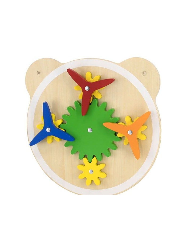 Wooden Wall Toy-Turning Windmill Age 3yrs+