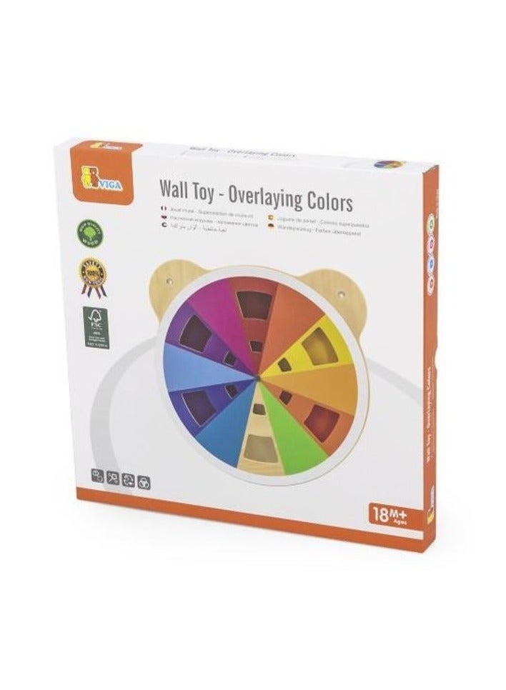 Wooden Wall Toy-Overlaying Colours Age 3yrs+