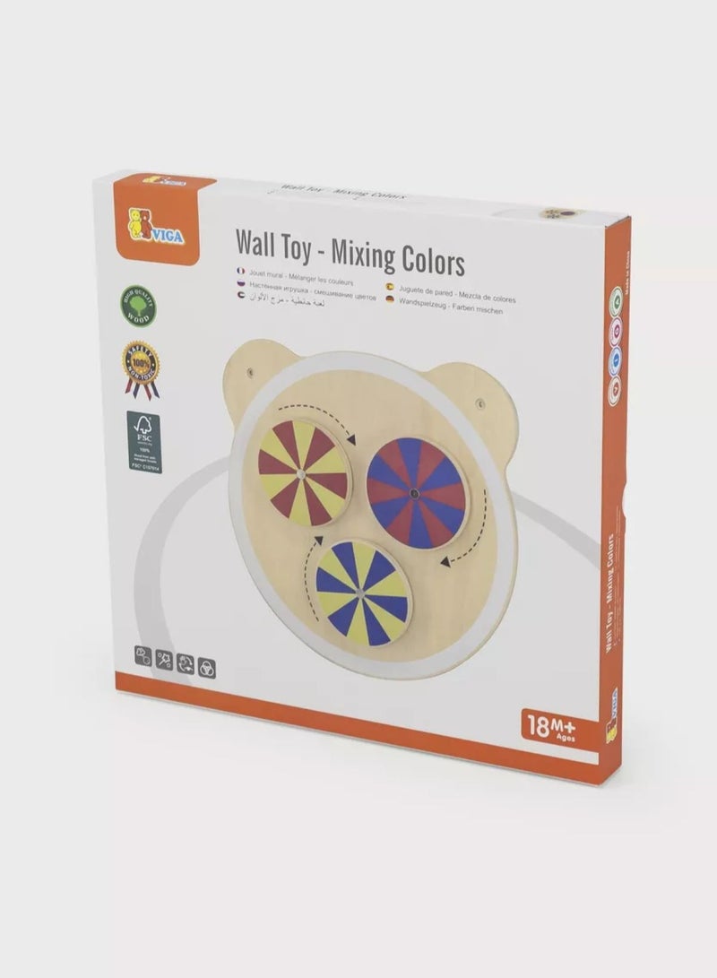 Wooden Wall Toy Mixing Colors Age 3yrs+