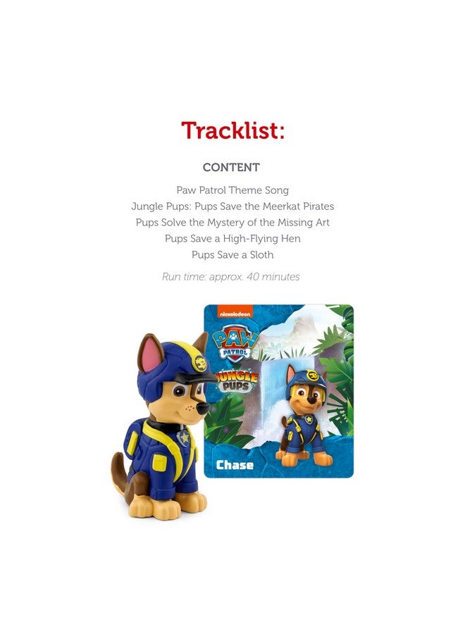 Chase Audio Play Character From Paw Patrol Jungle Pups