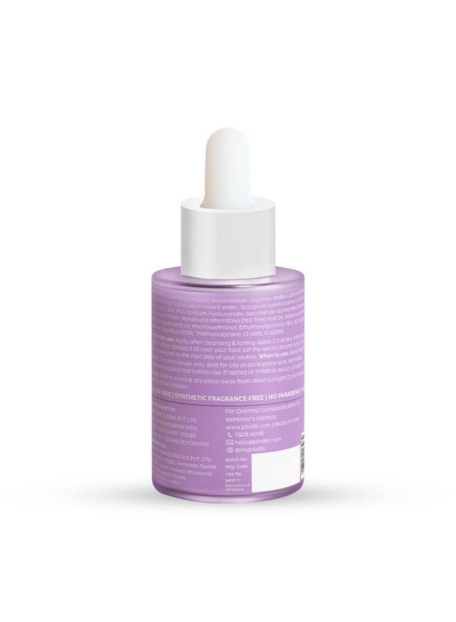 10% Niacinamide Jamun Face Serum 30Ml (Pack Of 1) For Acne Marks Blemishes Oil Control With 1% Zinc & Witch Hazel Skin Clarifying Serum For Unisex With Acneprone Skin