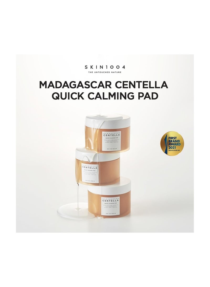 Madagascar Centella Quick Calming Pad 70ea | Quick Calming Effects Soothing | for Sensitive Skin 130MLml