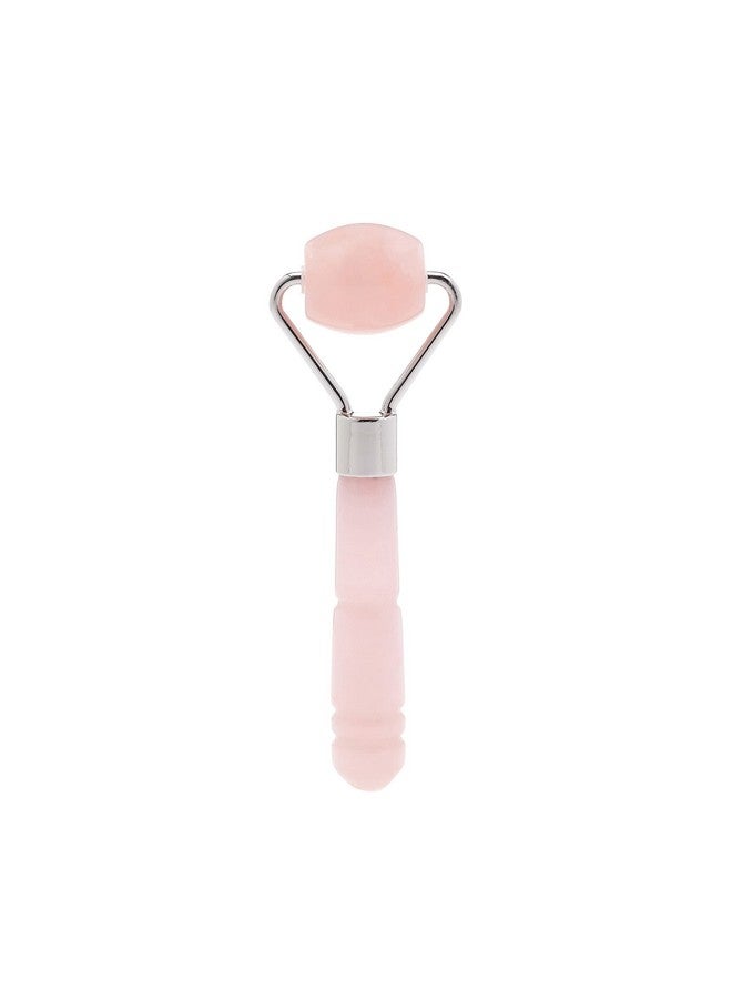 Rose Quartz Mini Roller Facial Massager For Wrinkles And Fine Lines Antiaging Face Lift Skin Care Beauty Tool