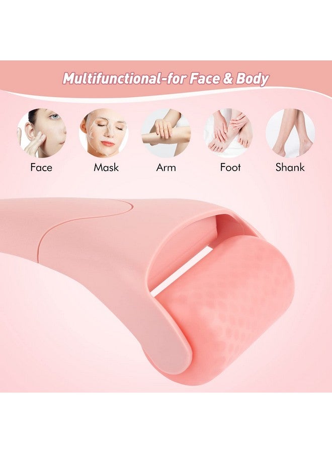 Ice Roller For Faceeyeswomen Gifts Ideatherapeutic Cooling To Tighten Brighten Complexion And Reduce Wrinklesmassager Under Eye Puffinessmigraine And Pain Relidf (Pink)