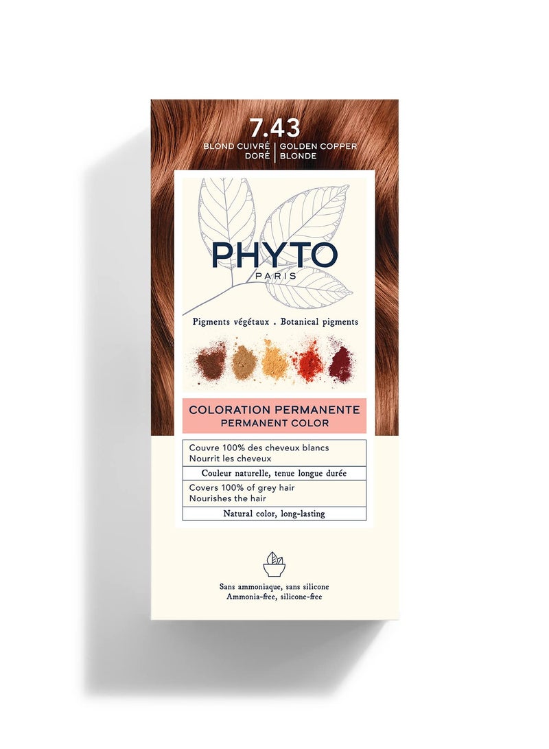 Phyto Phytocolor 7.43 Golden Copper Blonde