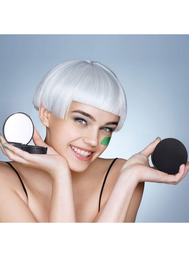 6 Pieces Eyelash Packaging Circle Box With Mirror Eyelash Storage Box Empty Lash Case With Lash Holder For Women Girls (Matte Black)