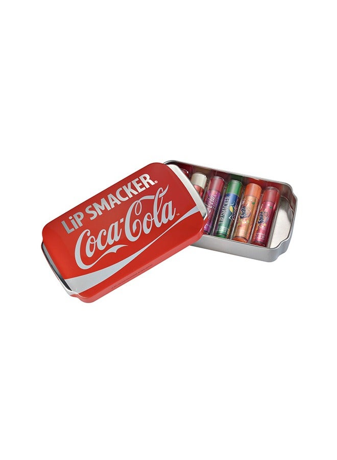 Pack Of 6 Coca Cola Lip Balm - Tin Box