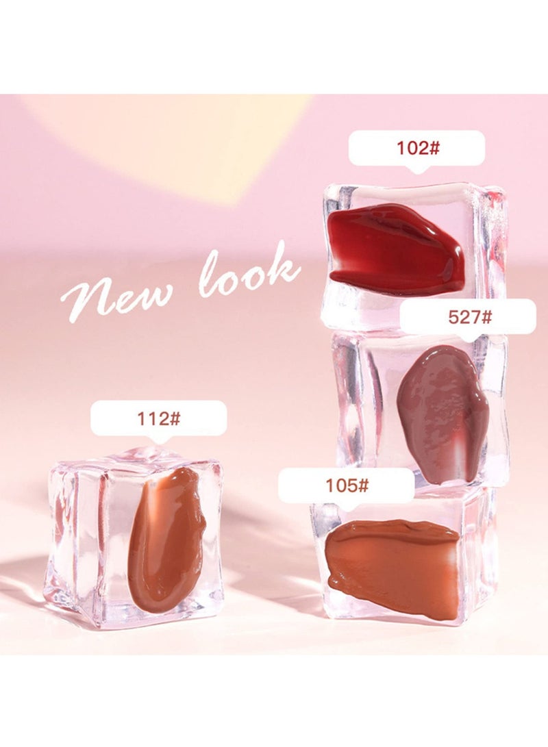 SYOSI 4 Pcs Lip Gloss Set, Plumping Lip Glow Oil, Hydrating Mirror Lip Gloss, Long Lasting Hydrating Plumping Lip Gloss Set, Shimmer Tinted Lip Oil Lip Balm