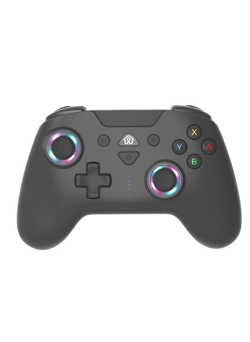 Wireless Gamepad Controllers for Switch Pro, Lite, OLED, and PC , One,Key Pairing, RGB Lighting, Turbo Function, Wake,Up, NFC, Motion Control, Vibration