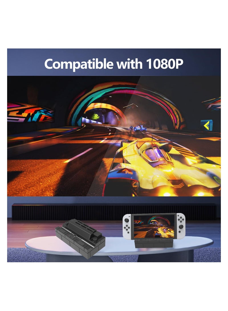 Switch Dock with LAN Adapter for Switch/Switch OLED - Portable Multi-Port Design, Perfectly Crafted for Enhanced Gaming Experience on Switch and Switch OLED.