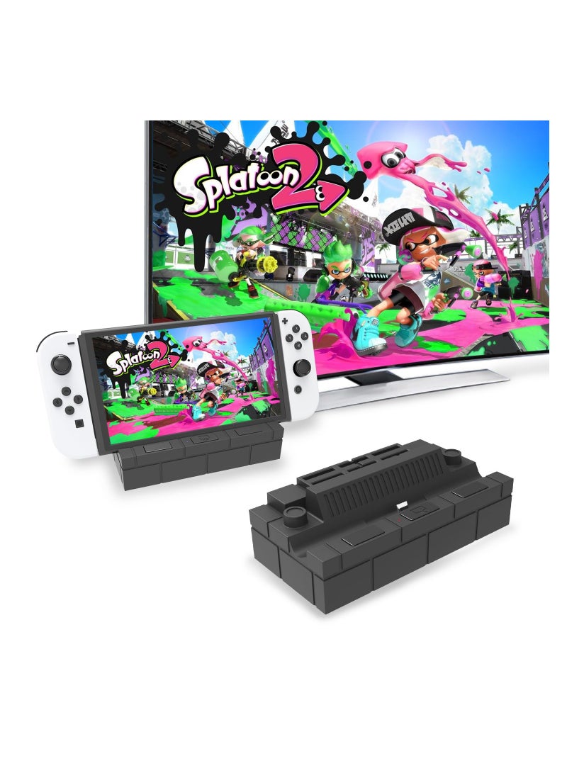 Switch Dock with LAN Adapter for Switch/Switch OLED - Portable Multi-Port Design, Perfectly Crafted for Enhanced Gaming Experience on Switch and Switch OLED.