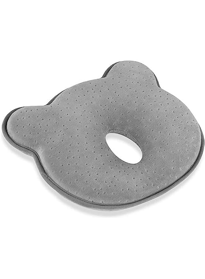 Baby 3D Memory Foam Pillow For Infants And Newborn Baby, Grey