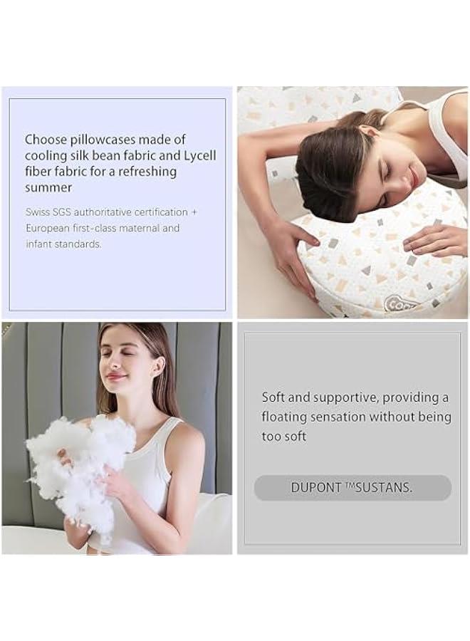 Wedge Soft Pregnancy Body Pillow With Pillow Cover