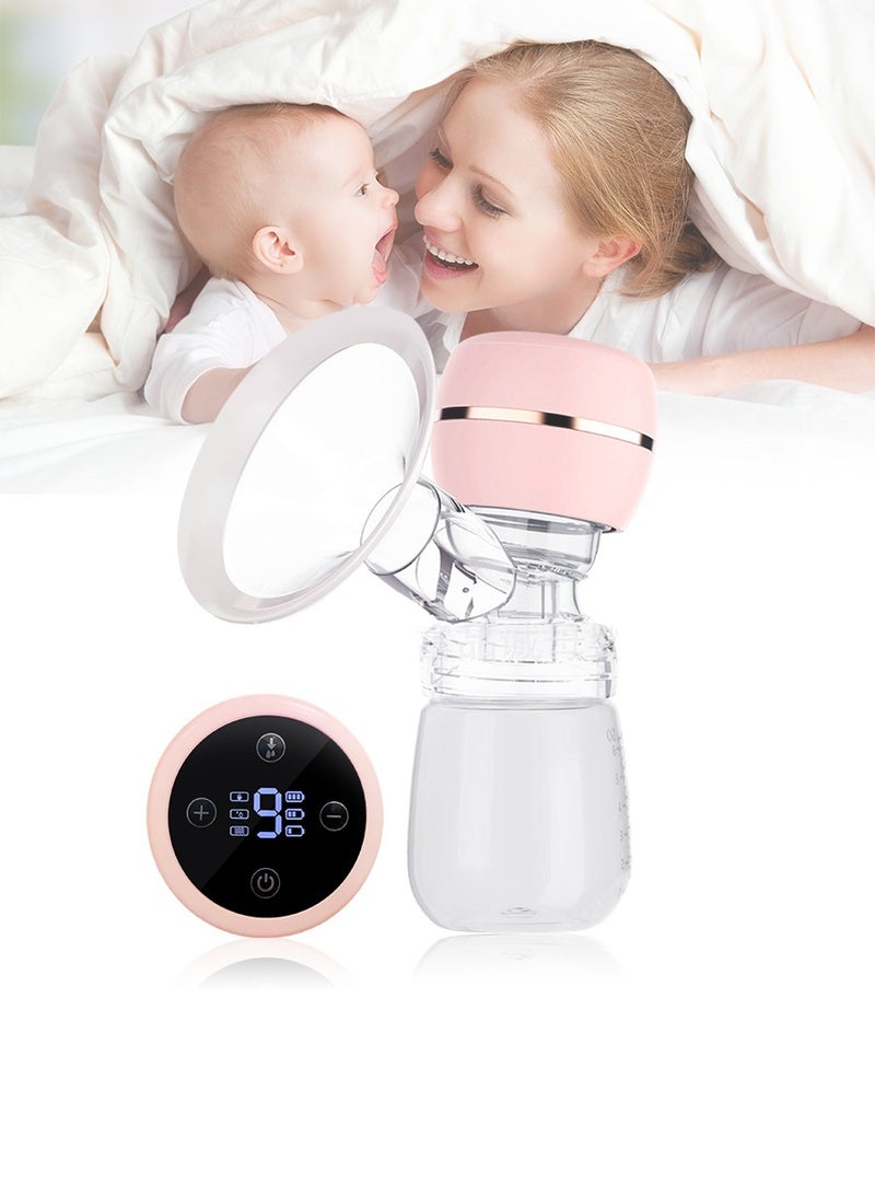 Electric Pump, Portable Anti-Reflux Pump, 3 Modes and 9 Levels Touch Screen LED Display, USB Rechargeable, Ultra Quiet and Painless