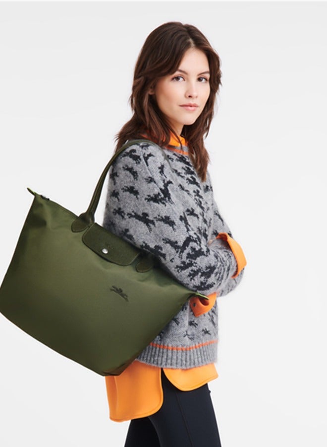 women's Classic Fashion Versatile Large Handbag, Shopping Bag, Shoulder Bag, Handbag Forest Green