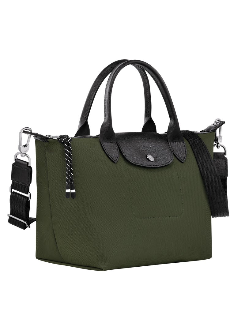 Champ Le Pliage Energy S Small Shoulder Bag Dark Green for Women