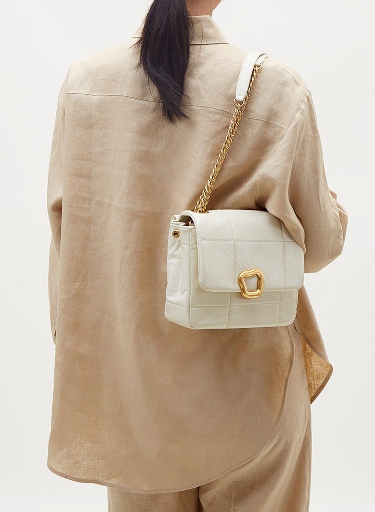 Simple commuter small shoulder bag