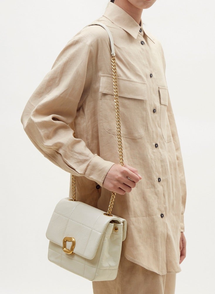 Simple commuter small shoulder bag