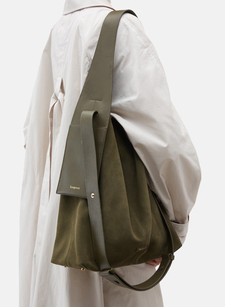 Songmont Simple commuter large tote bag with hanging ears