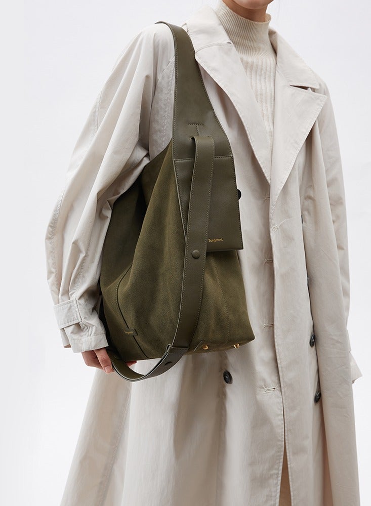 Songmont Simple commuter large tote bag with hanging ears