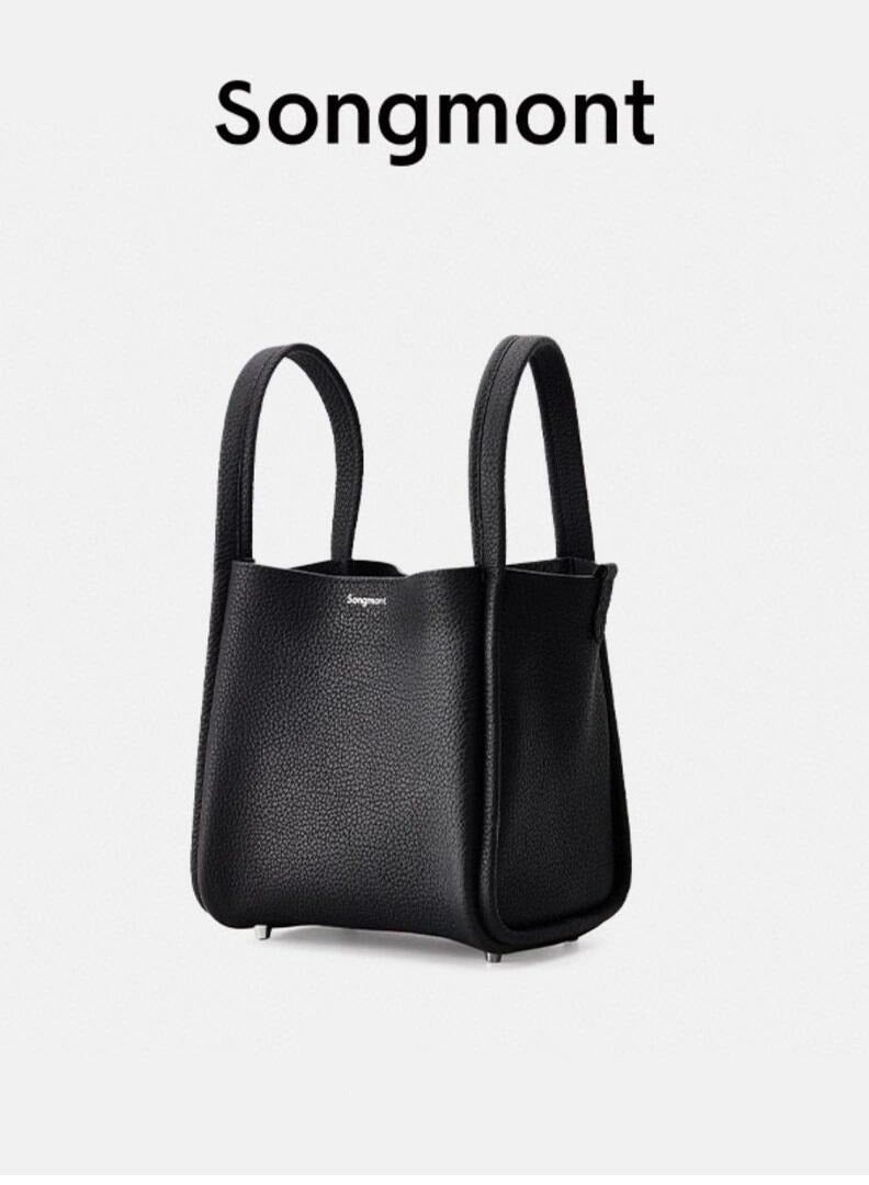 Simple commuter basket crossbody bag