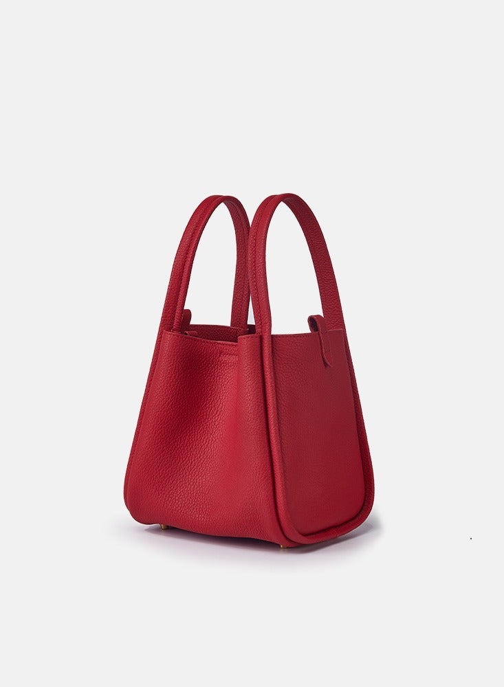 Simple commuter basket crossbody bag