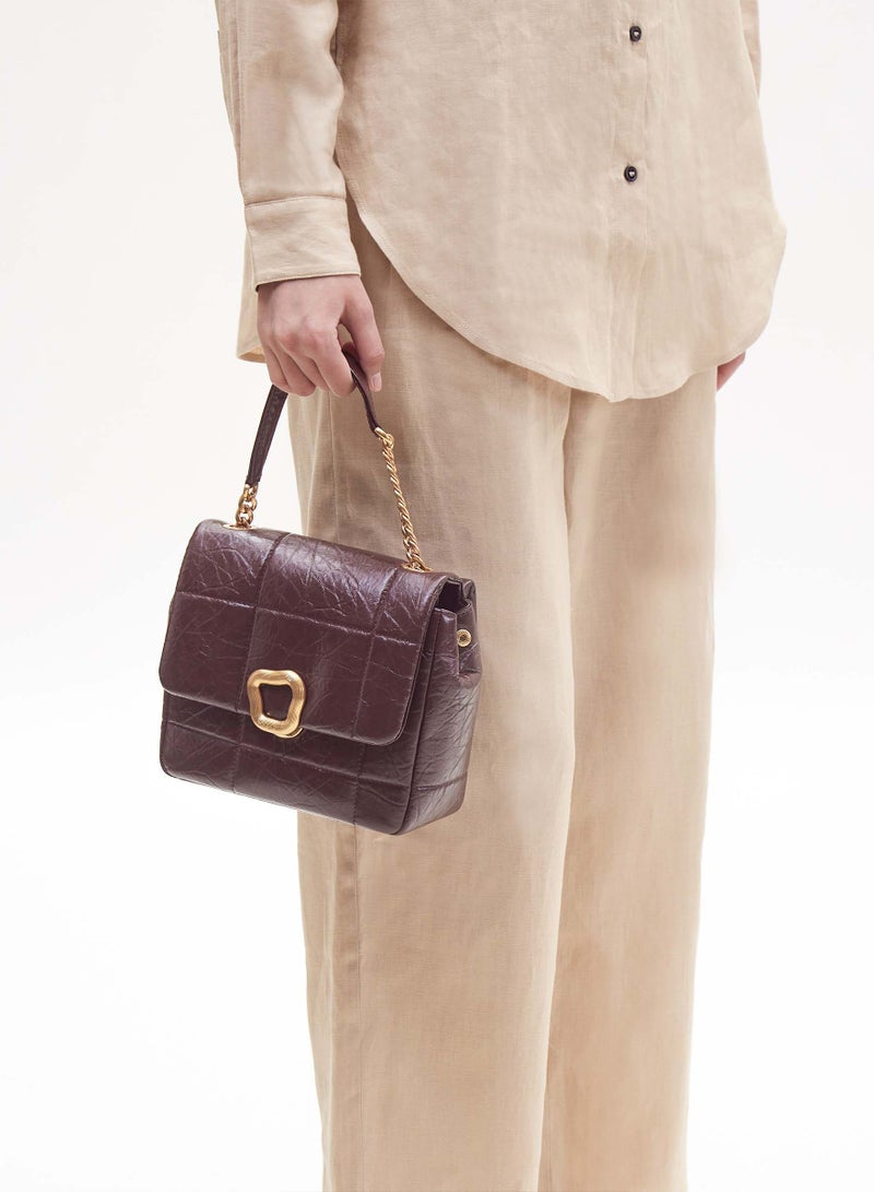 Simple commuter small shoulder bag