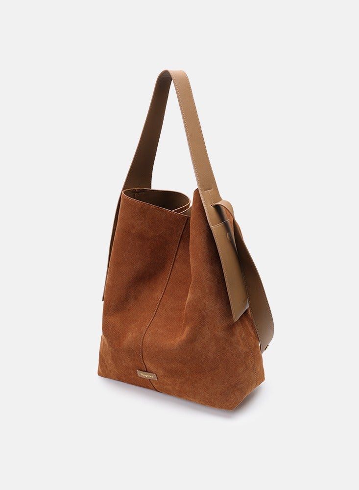 Songmont Simple commuter large tote bag with hanging ears