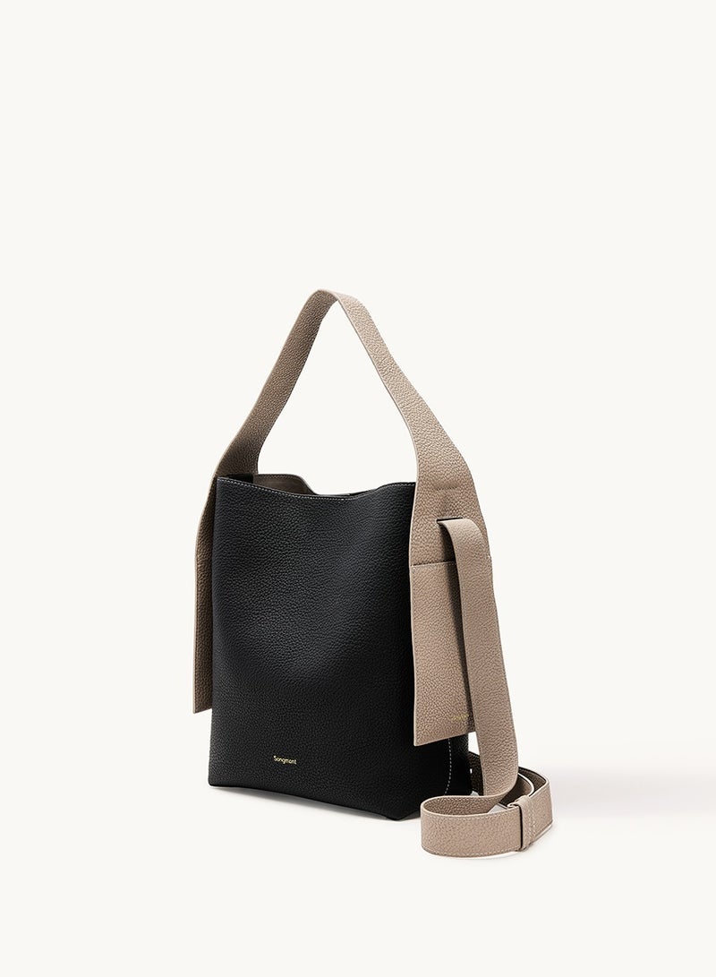 Medium commuter tote bag with hanging ears