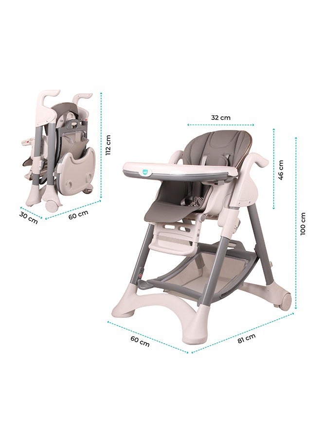 Trestle Foldable Baby Feeding And Dinning Highchair