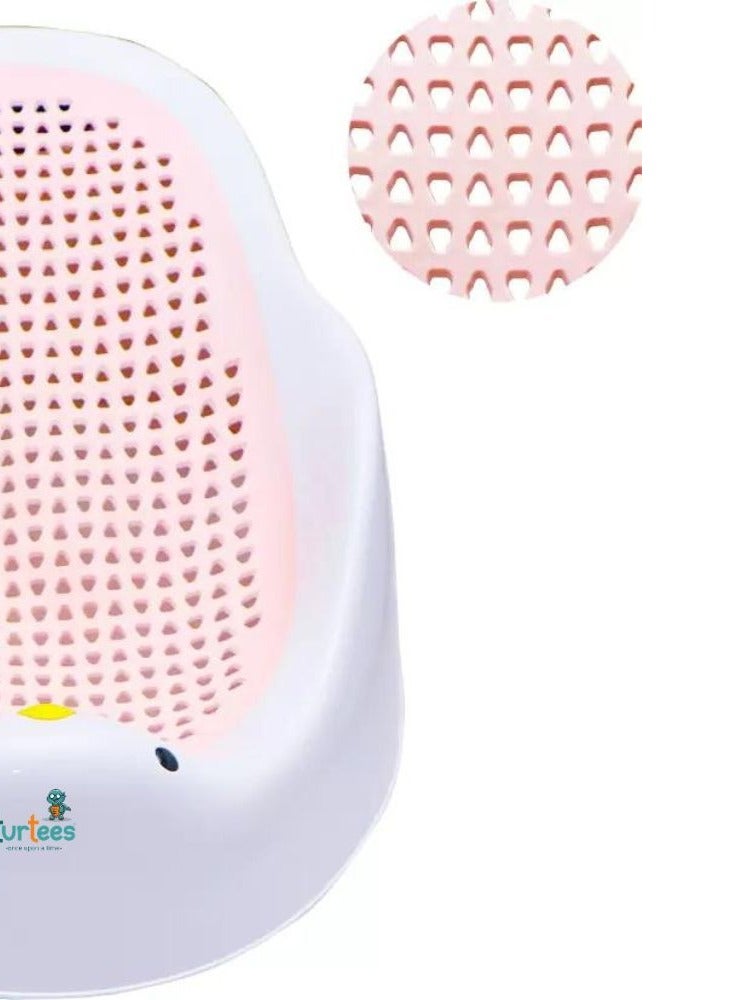 Turtees® Portable Baby Bather,Jelly Bath Support Silicone Mesh Bathtub for Infants