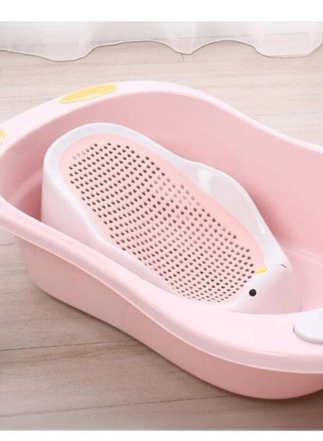 Turtees® Portable Baby Bather,Jelly Bath Support Silicone Mesh Bathtub for Infants