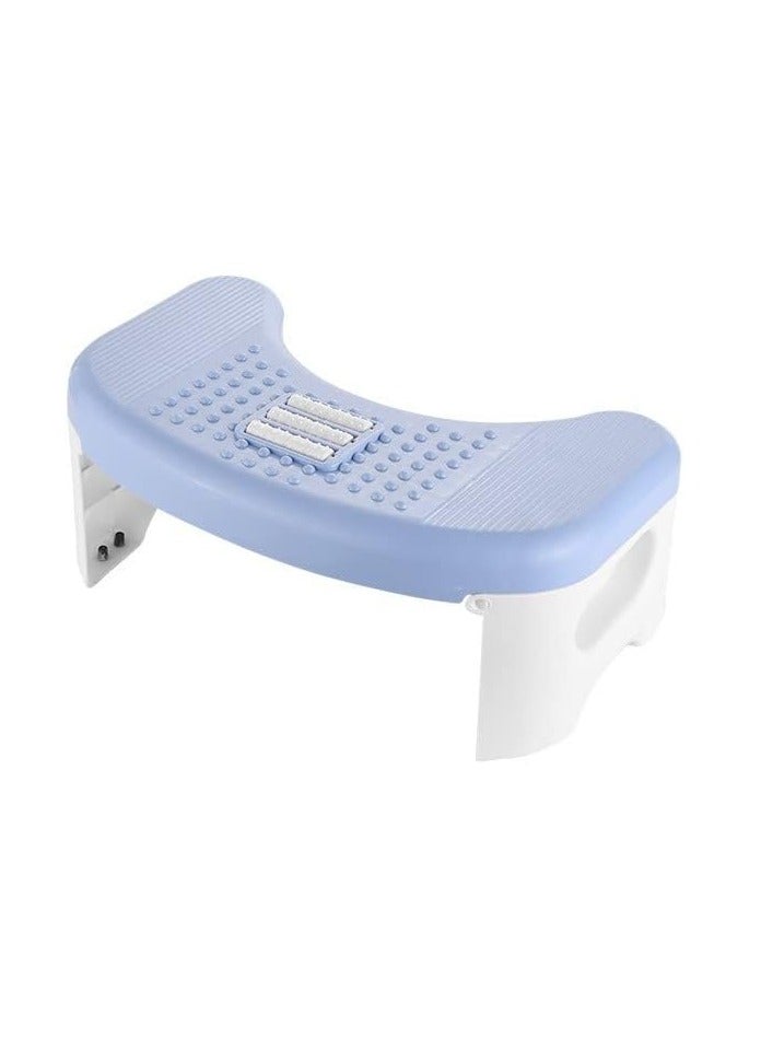 Bathroom Toilet Stool,Foldable Bathroom Foot Stool Toilet Potty Stool Non-Slip Feet Toilet Feet Stool, Squatty Potty Provides Better Bowel Movements for Children,adult,Pregnant Women,Elderly