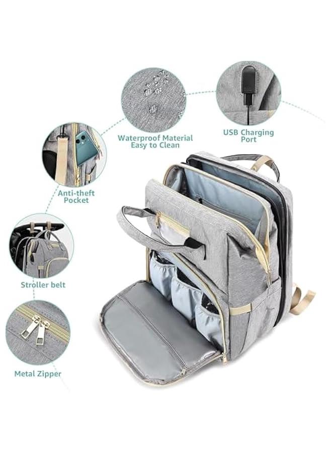 Oydas Diaper Bag Backpack With Changing Table