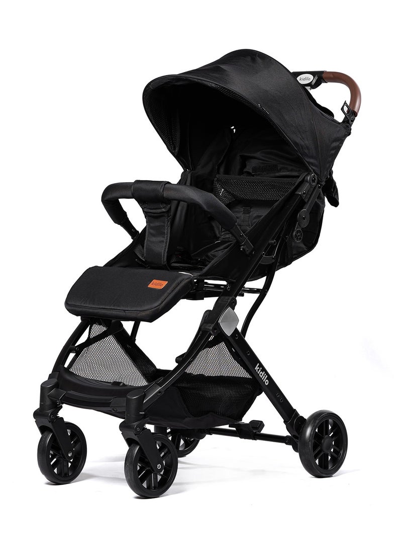 Premium Foldable Baby Stroller | Lightweight, Portable Design | Four-Wheel Stroller for Newborns and Infants