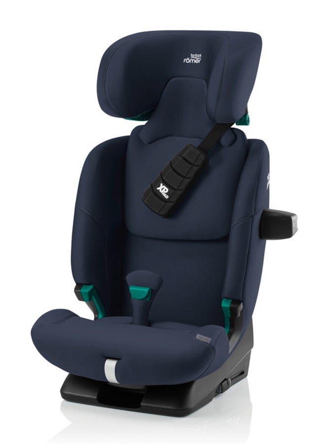 Advansafix Pro Car Seat For 15 Months To 12 Years, Forward Facing, Isofix 5 point Safety Harness - I-Size Safety Standards - Night Blue