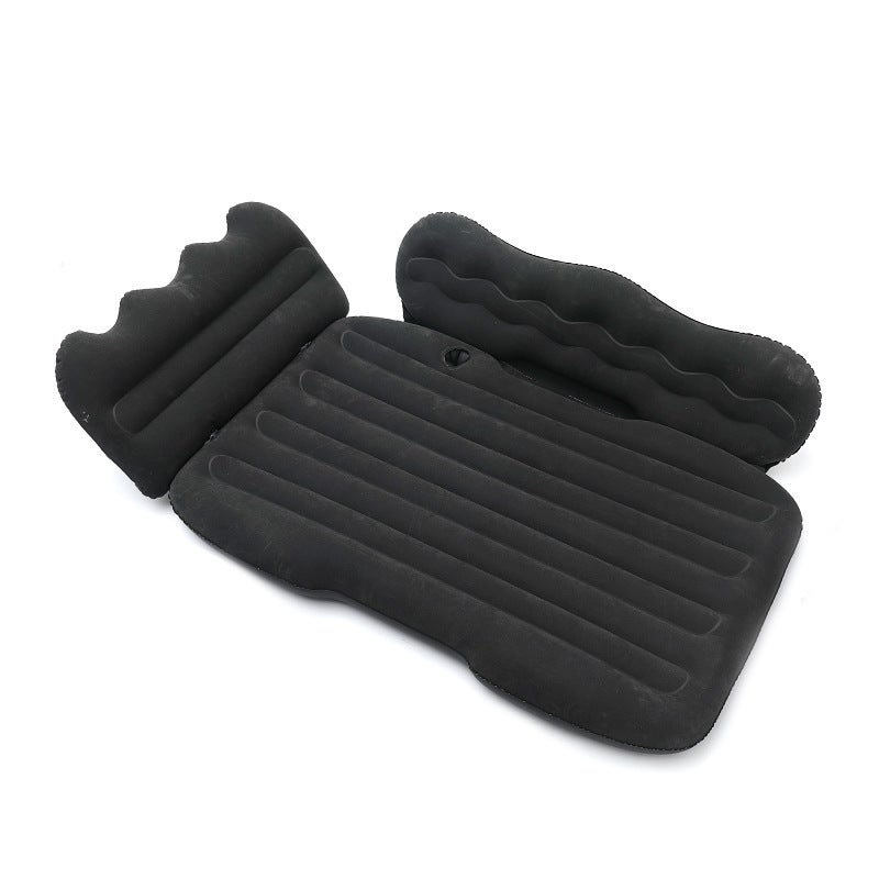 Car Air Mattress Thickened Travel Bed Black