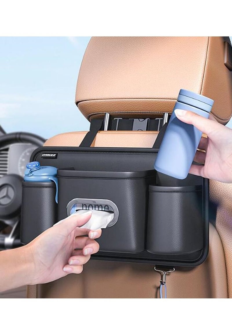 Car Storage Bag Seat, 1 PCS Car Purse Holder, Car Hanging Bag, Car Water Cup Holder Car Storage Car Rear Storage Used to Store Sundries and Keep the Interior of the Car Neat and Clean, Grey