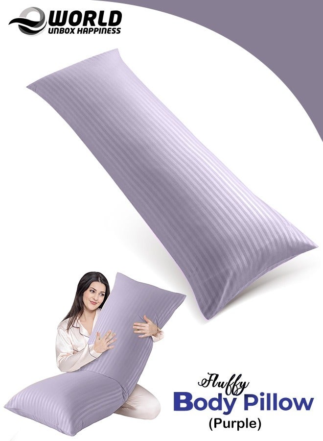 Premium Full Body Pillow for Adults, Ultra Smooth Memory Foam, Breathable & Ideal for Side Sleepers, Featuring Ultra-Soft Fabric Cover, Available in Various Colors, 20x54