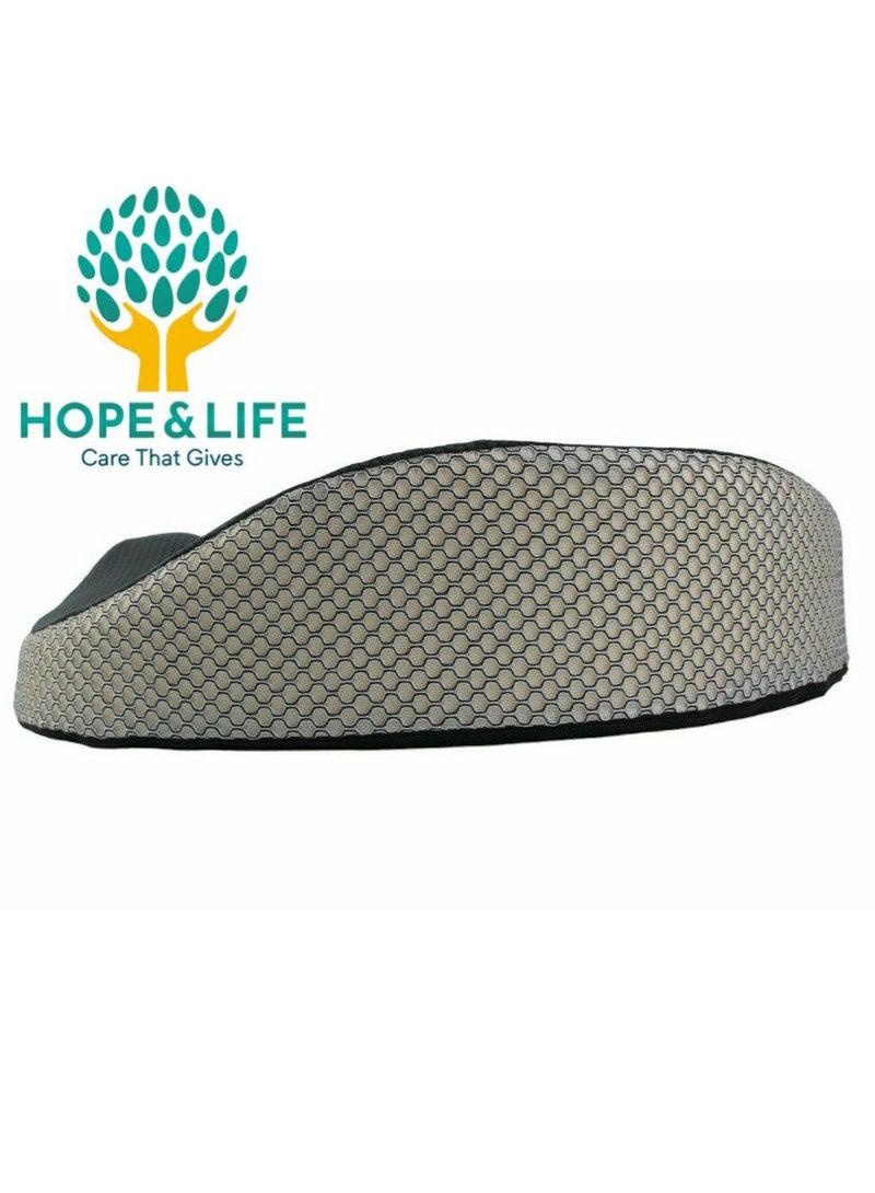 Memory Foam Seat Cushion for Coccyx and Hemorrhoid Pain Relief, Easy to Carry, Anti-Slip, and Rebound to Original Shape