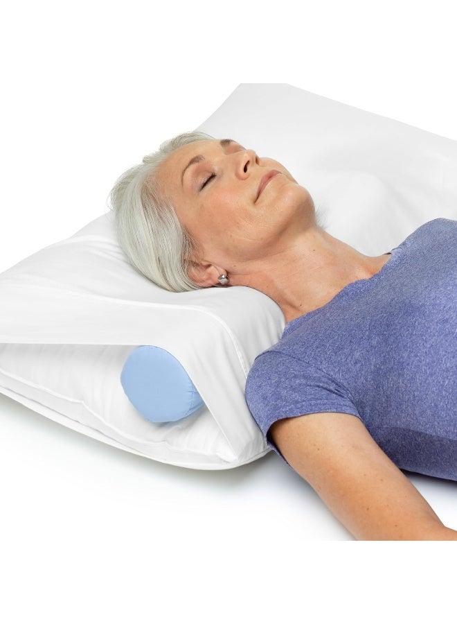 The Original McKenzie Cervical Roll Support Pillow to Relieve Neck and Back Pain When Sleeping