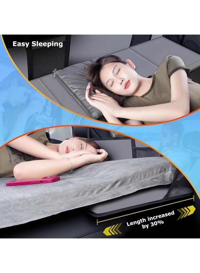 Car Travel Rear Seat Mattress Extension Plate,Increase Travel Trunk Space Car Bed Camping Space, Sleeping Head Protection,Folding for Car, SUV