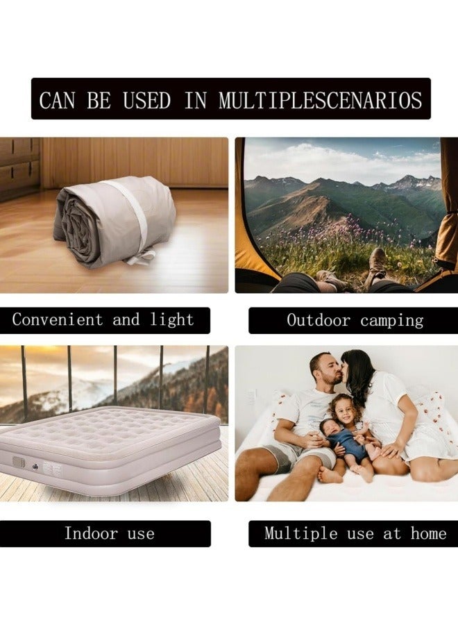 Inflatable Mattress,Camping Air Mattresses,Air Bed with Built in Pump,Twin Air Mattress,Portable Air Mattress,for Home Camping Travel (Single/190 * 99 * 25cm)