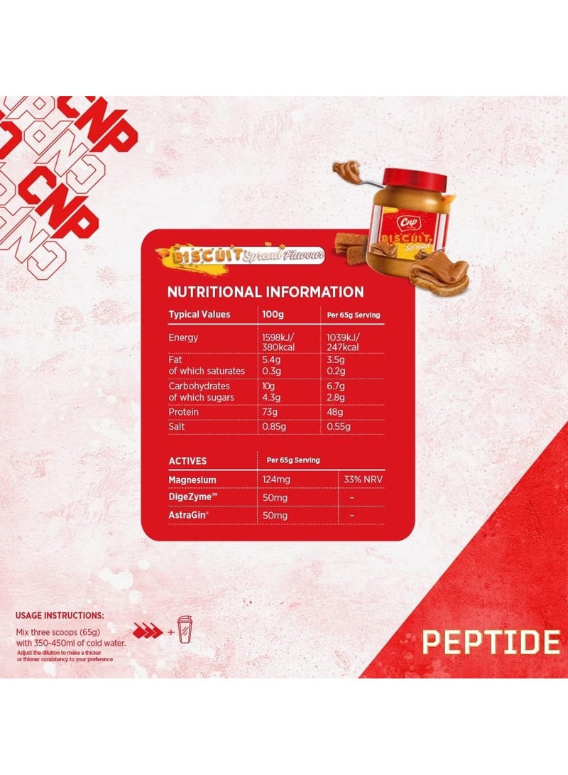 CNP Peptide 2.27kg Biscuit Spread Flavor 35 Serving