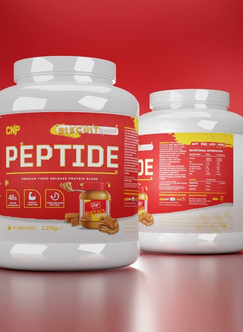 CNP Peptide 2.27kg Biscuit Spread Flavor 35 Serving