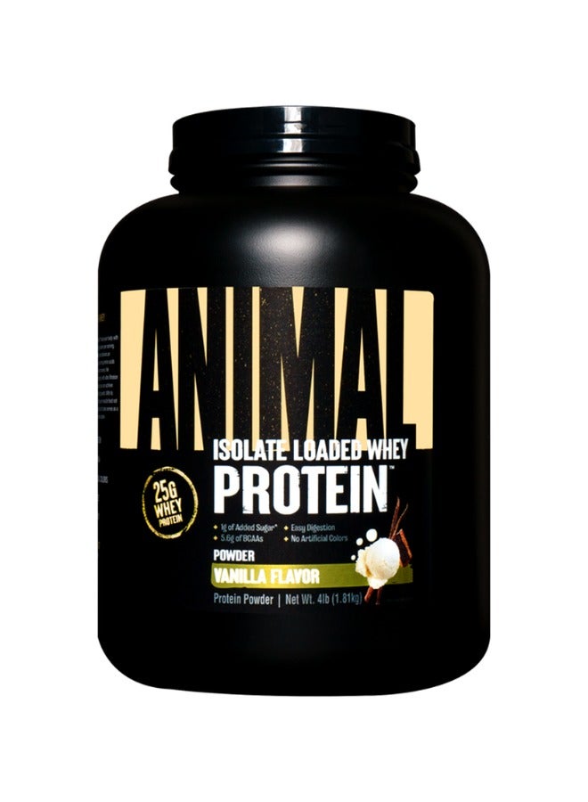 Animal 100% Whey Protein Powder Vanilla Flavour 4Lb