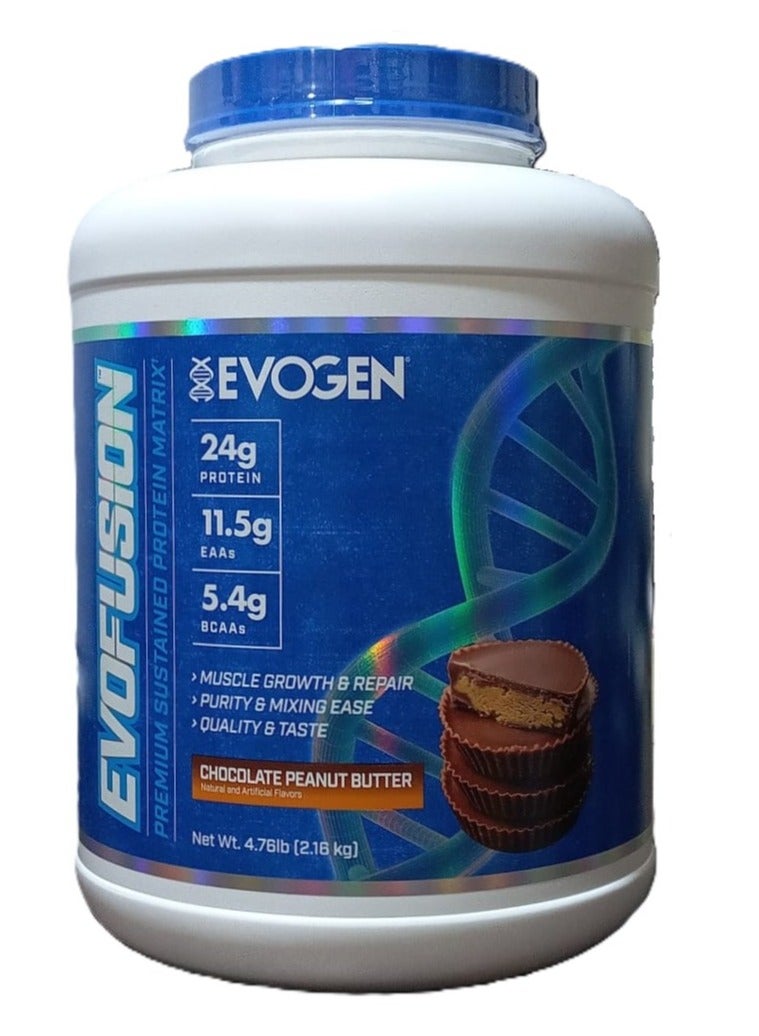 Evogen Evofusion 4.76 Lbs Chocolate Peanut Butter Flavor 60 Serving